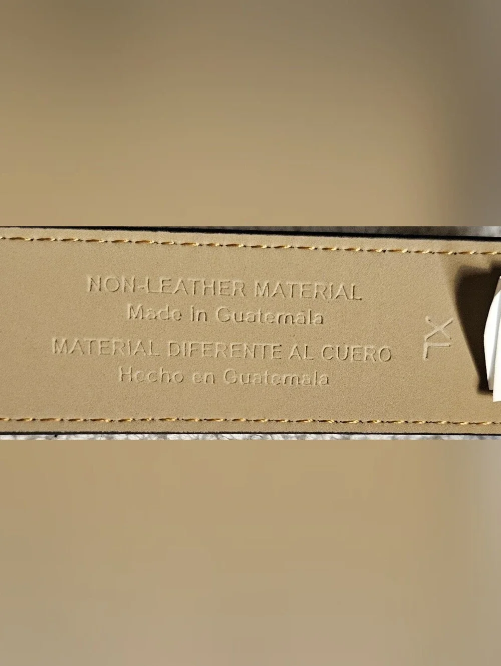 Men's Faux Leather Belt in Tan - Classic Casual Dress Style